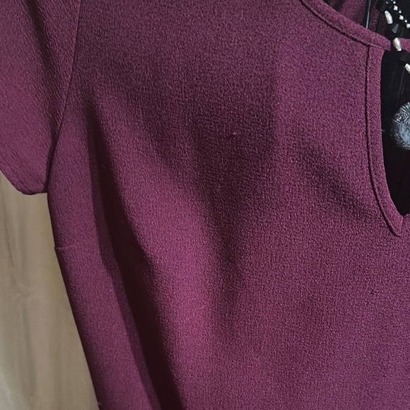 Merona Maroon Dress Size XL - Picture 7 of 8